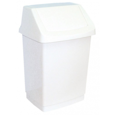 Merida Pojemnik na śmieci 50 litrów z tworzywa sztucznego z uchylną pokrywą 